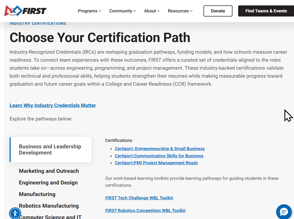 Choose Your Certification Path